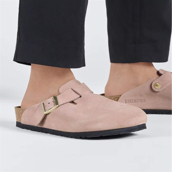 Birkenstock Boston Bs Clogs, Light Rose